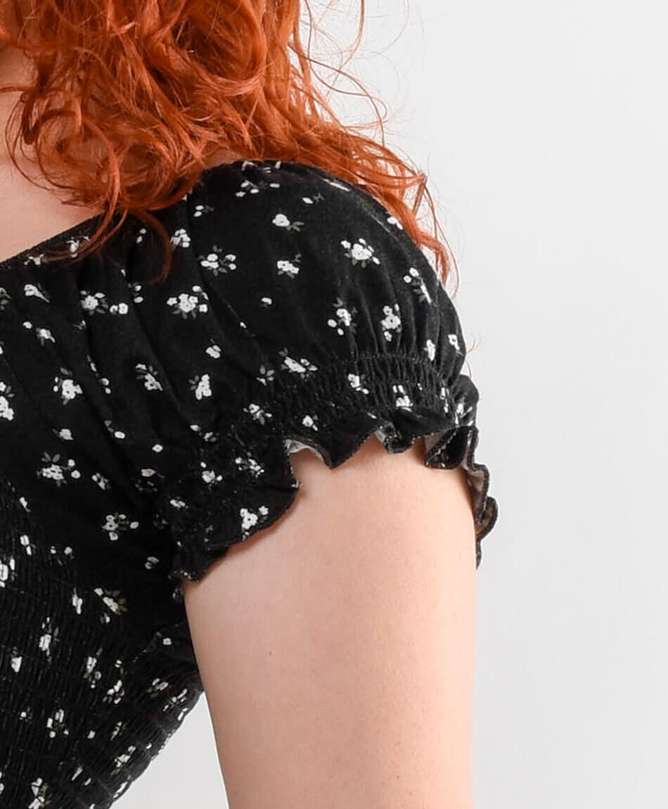 Vestido mujer largo florcitas