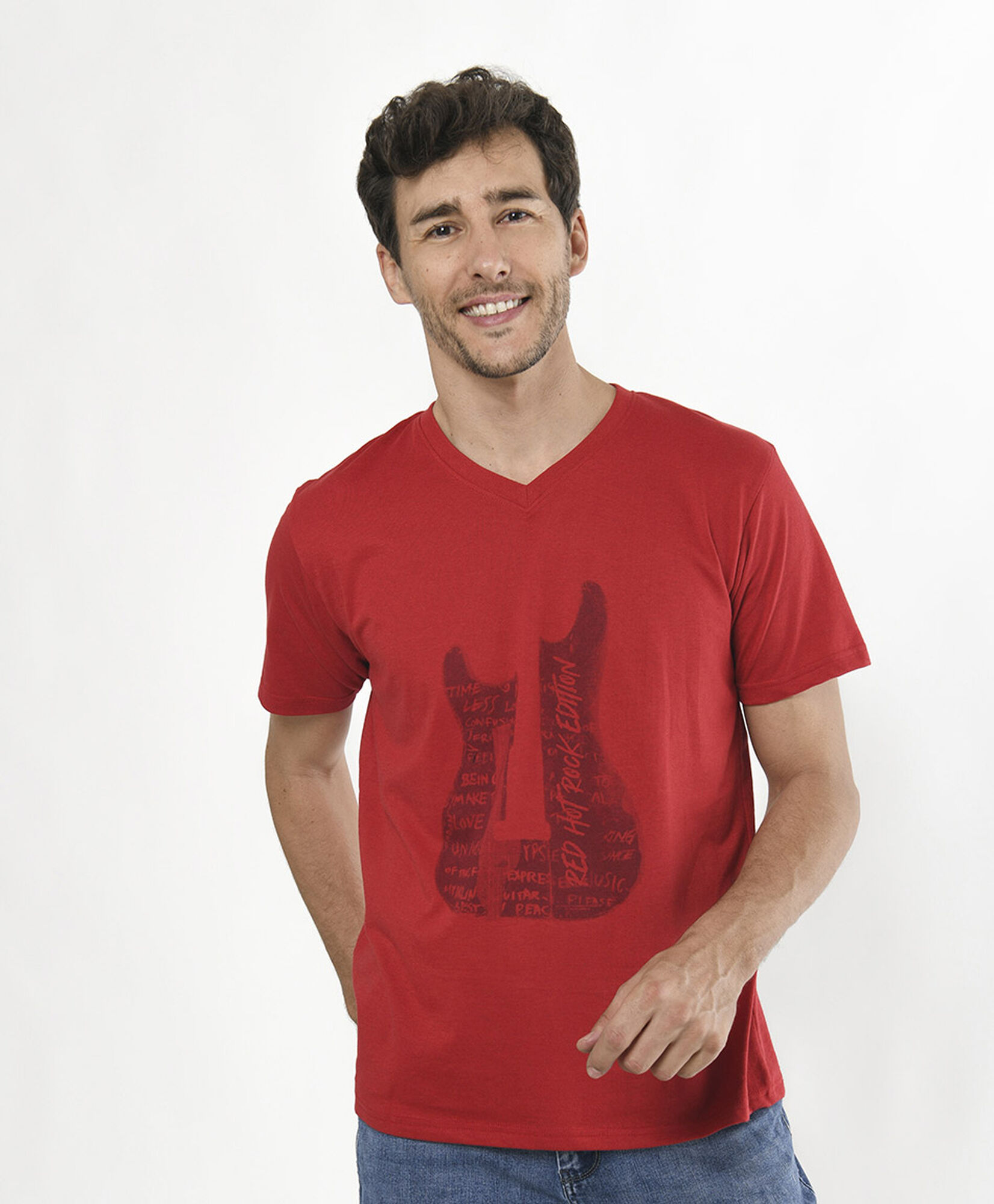 Polera hombre guitarra Polera hombre guitarra