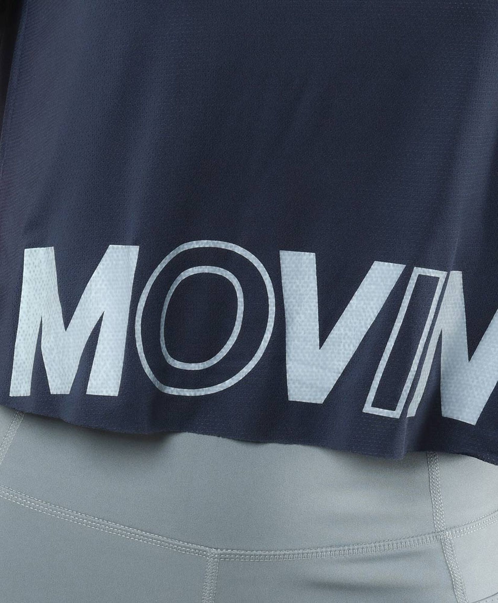 Polera deportiva mujer moving crop Polera deportiva mujer moving crop