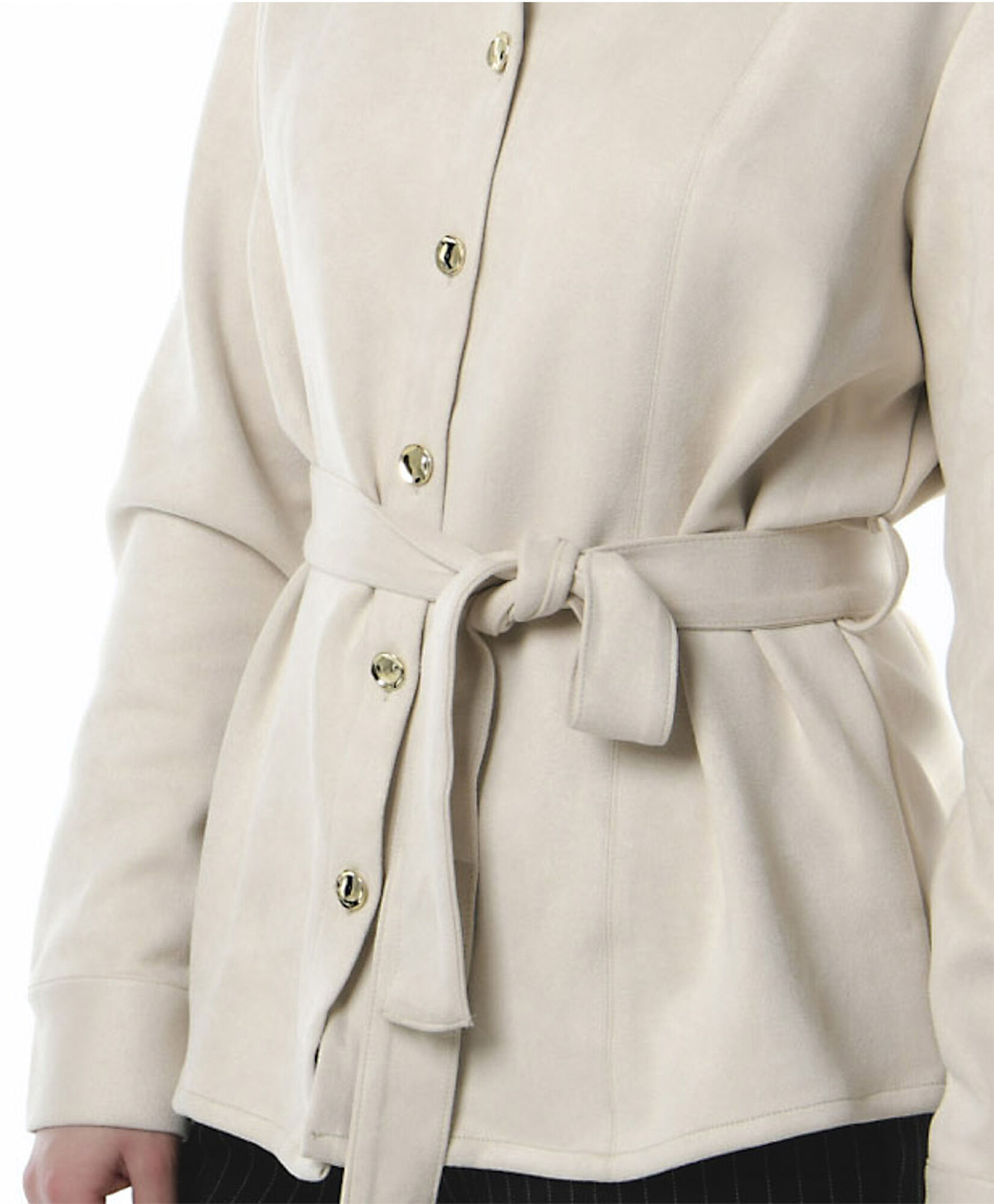 Chaqueta mujer gamuza lazo Chaqueta mujer gamuza lazo