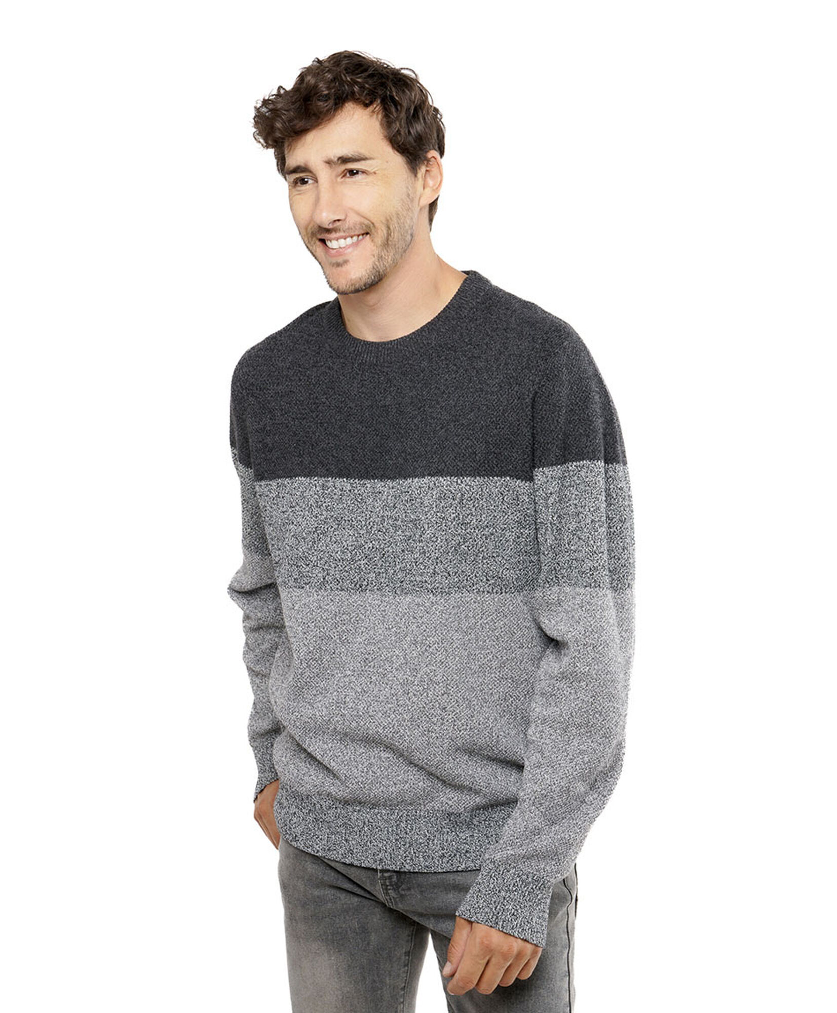 Tricolor Juvenil Poleras Para Mujer Sweater Hombre Tricolor TRICOT