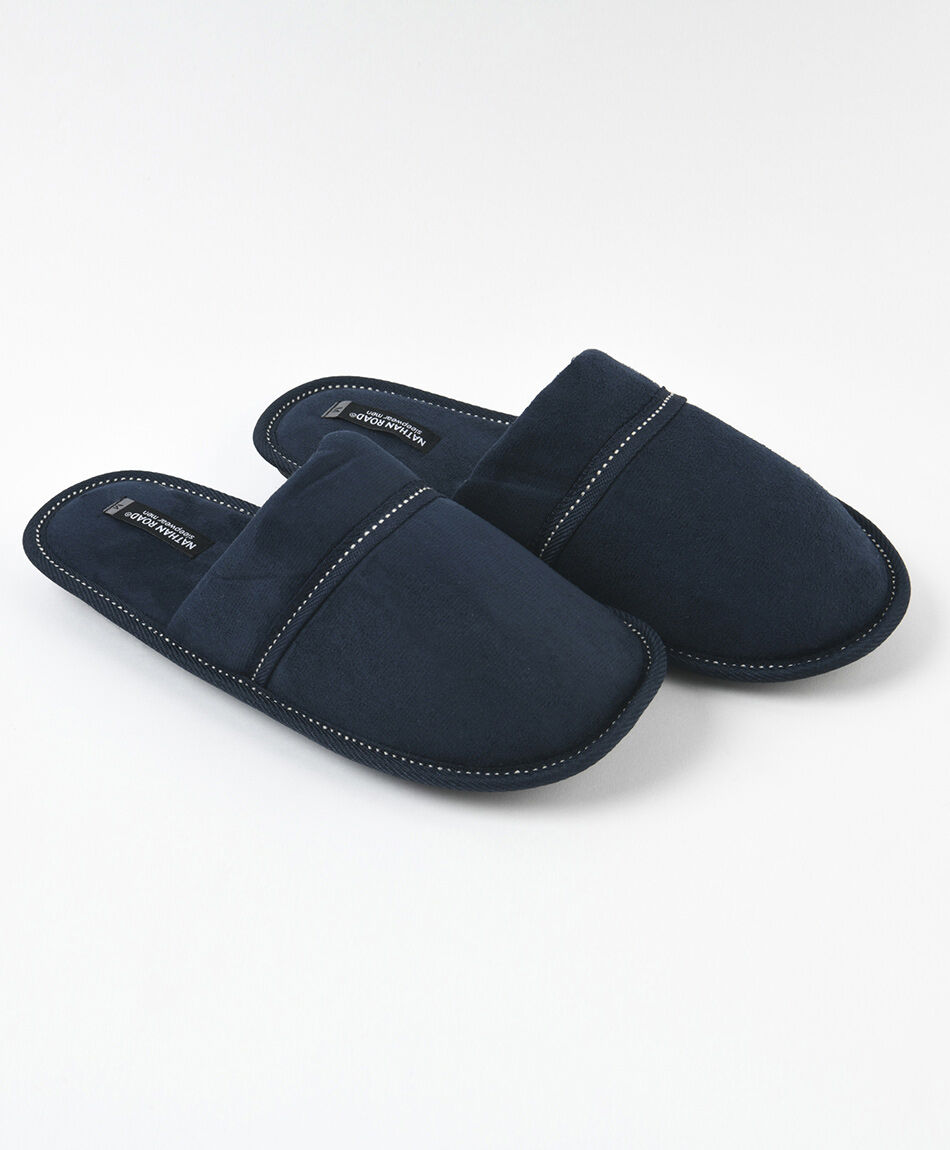 Pantufla hombre costura