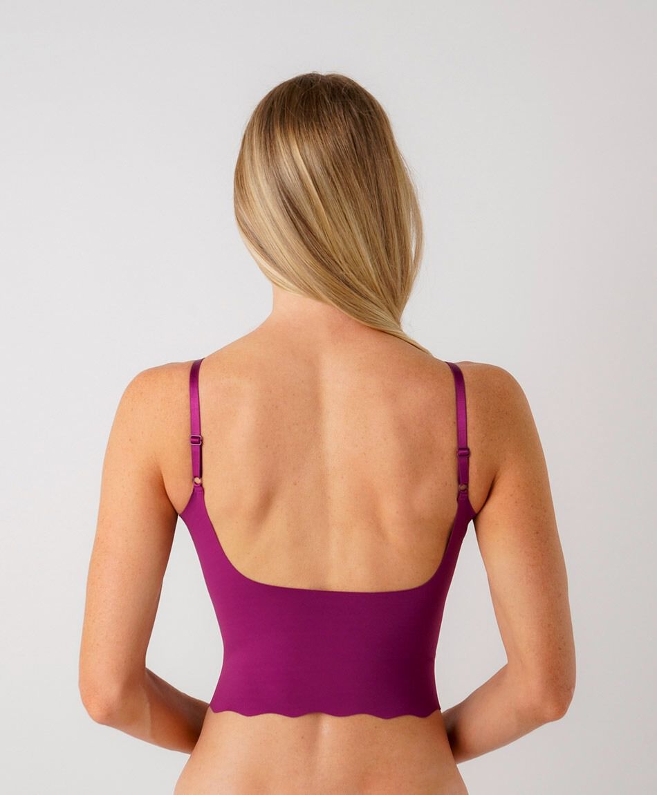 Bralette mujer seamless pretina ancha