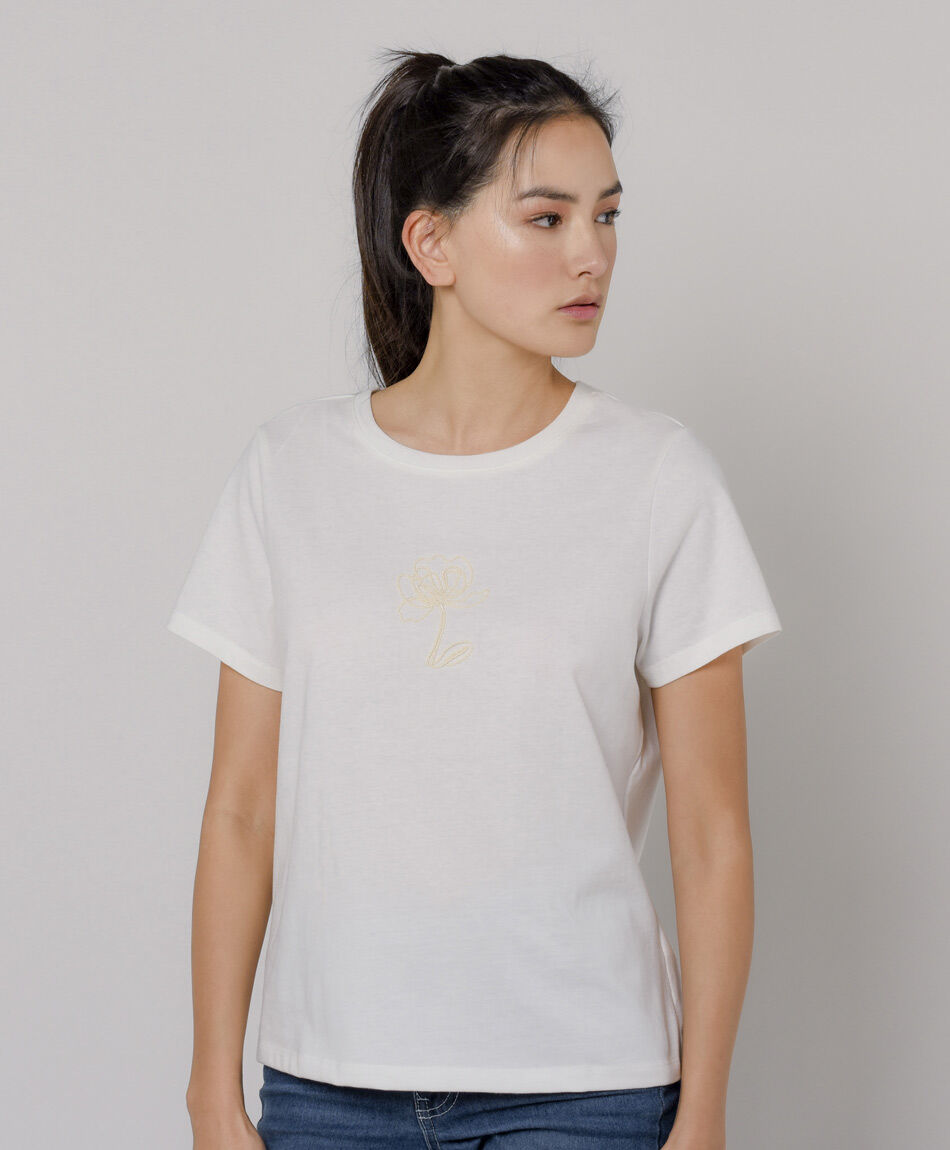 Polera mujer florcita