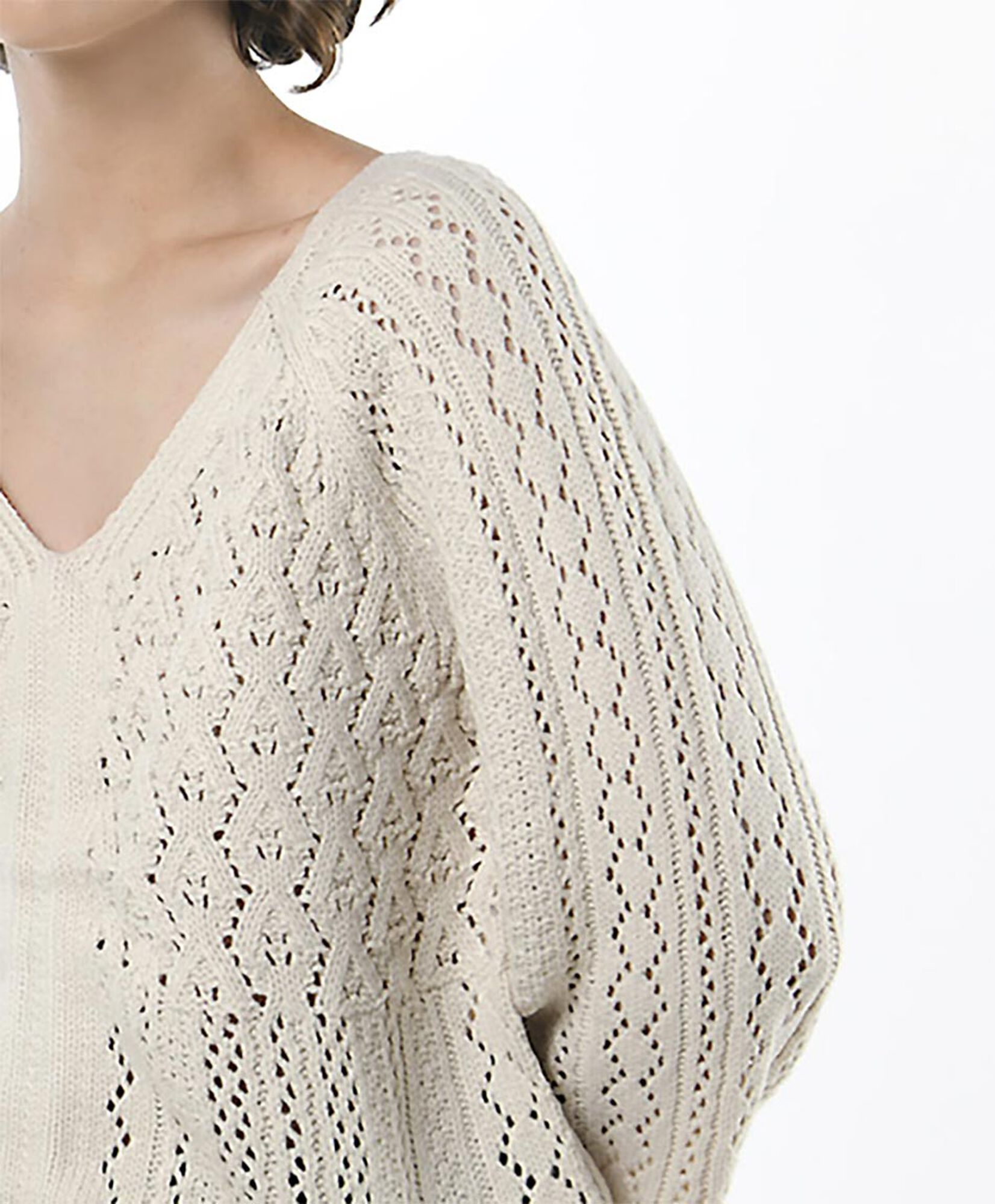 Sweater mujer calado lazo Sweater mujer calado lazo