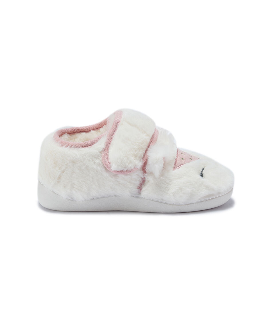 Pantufla ni&ntilde;a velcro little fox