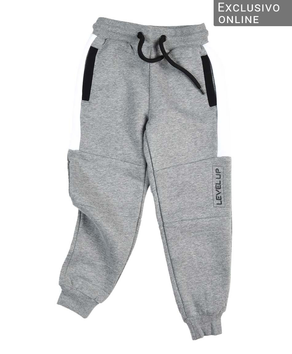 Pantal&oacute;n de buzo ni&ntilde;o tricolor