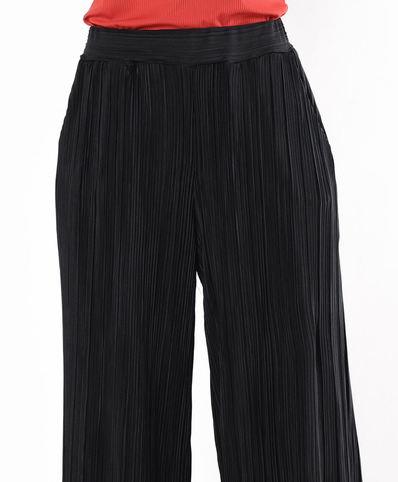Pantalón mujer acanalado wide Pantalón mujer acanalado wide