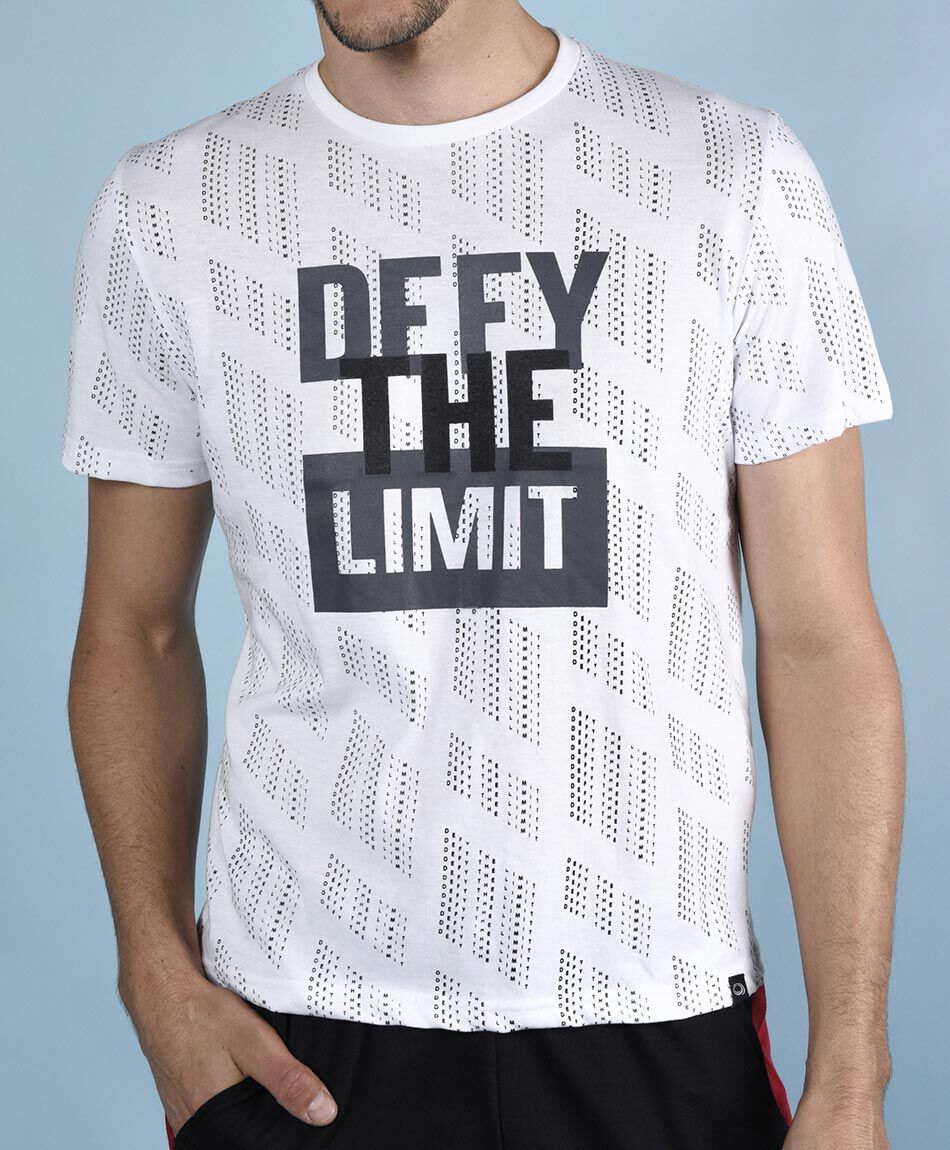 Polera deportiva manga corta cuello redondo