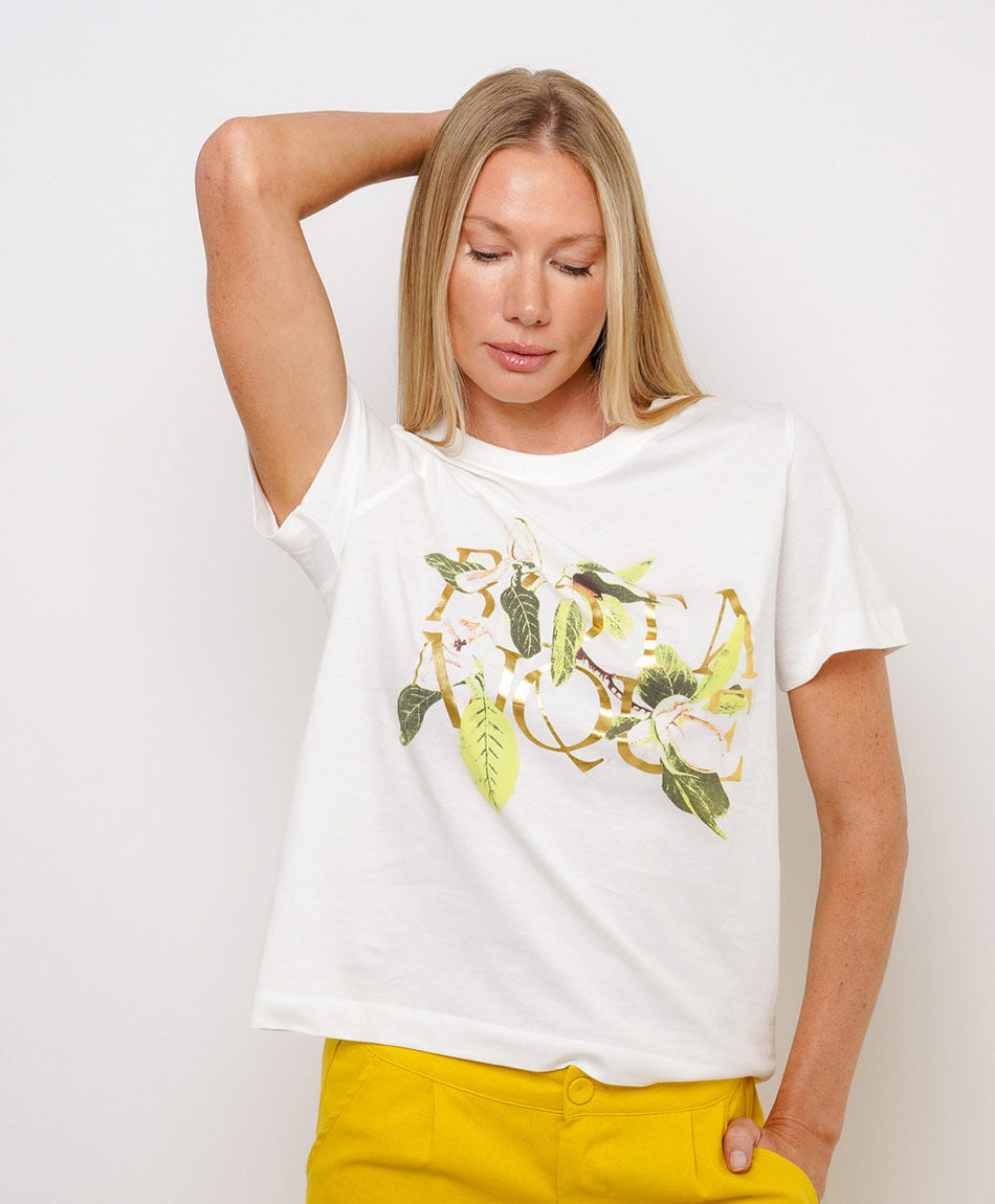 Polera mujer bot&aacute;nica