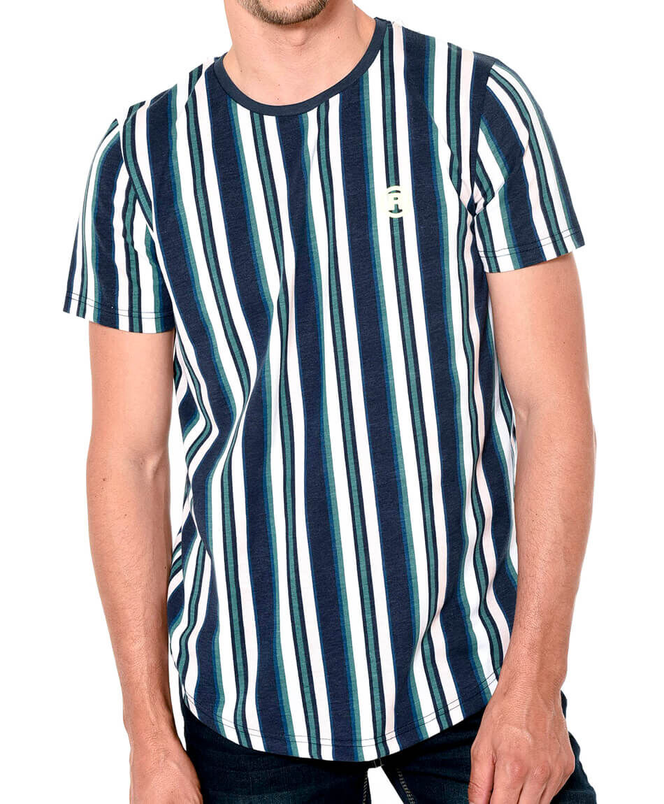 Polera retro rayas