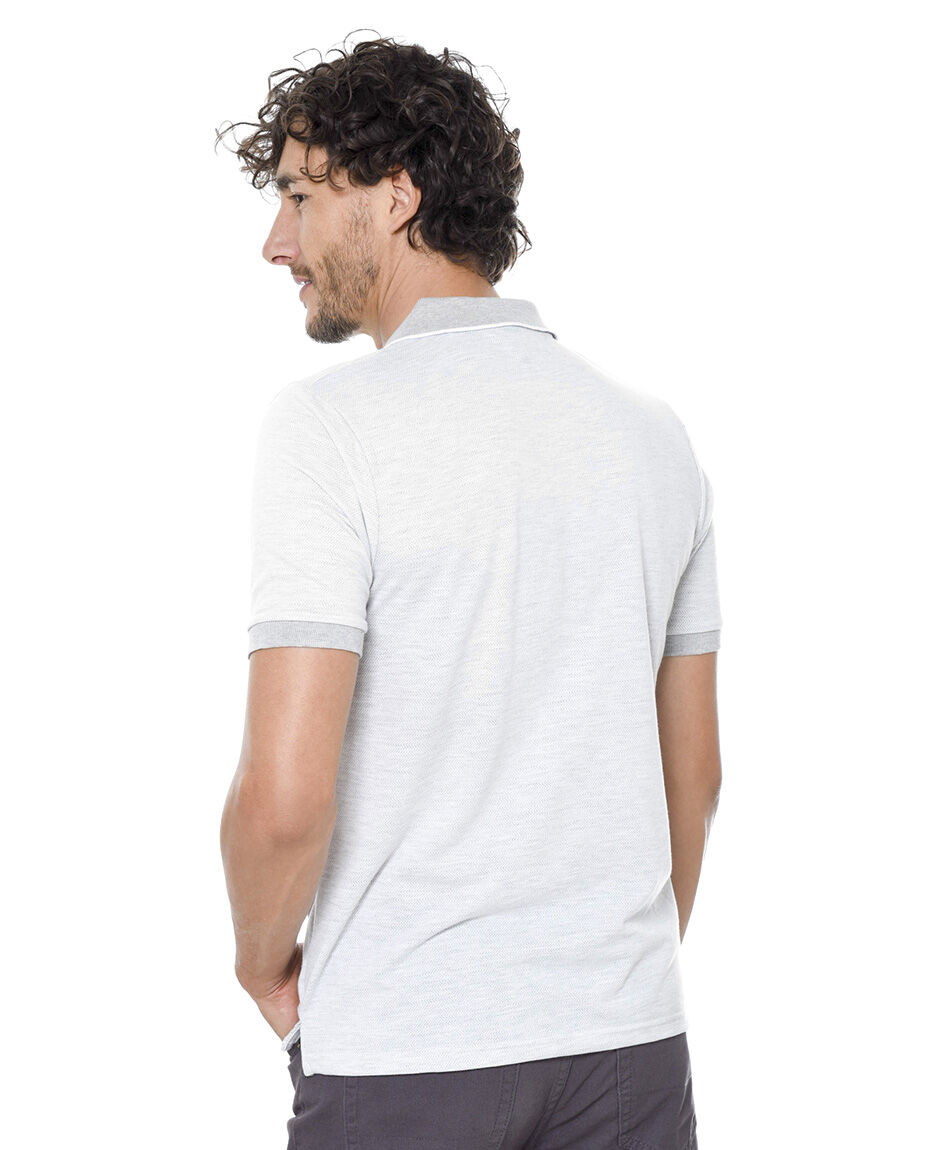 Polera cuello polo