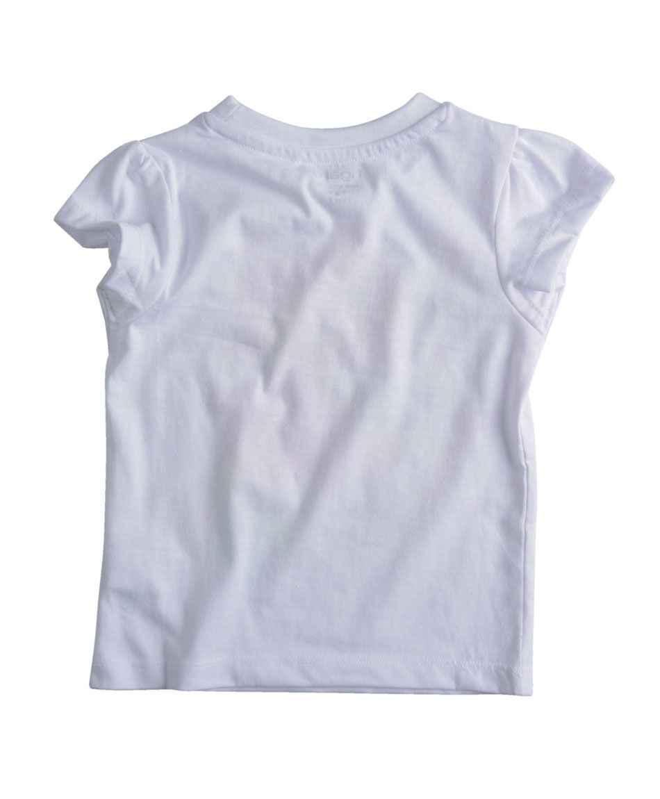 Polera manga corta cuello redondo