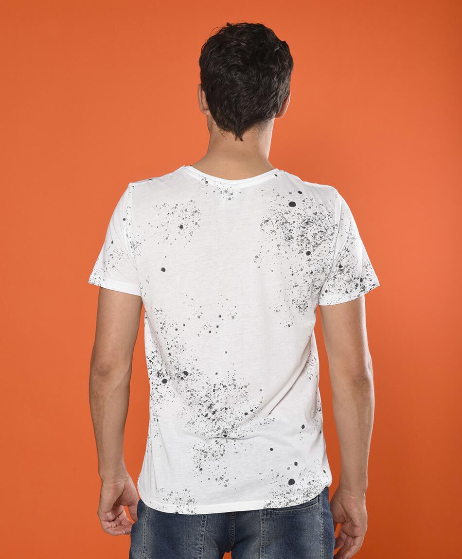 Polera manga corta cuello redondo