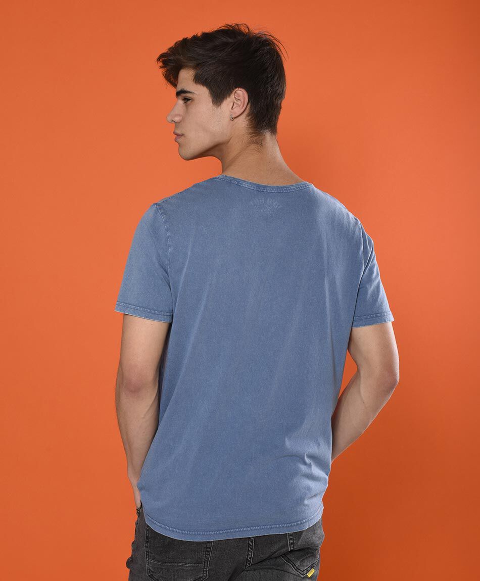 Polera manga corta cuello redondo