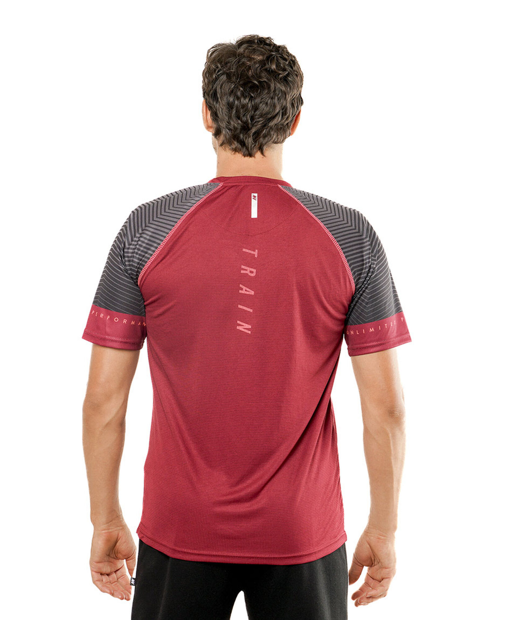Polera deportiva hombre bicolor Polera deportiva hombre bicolor