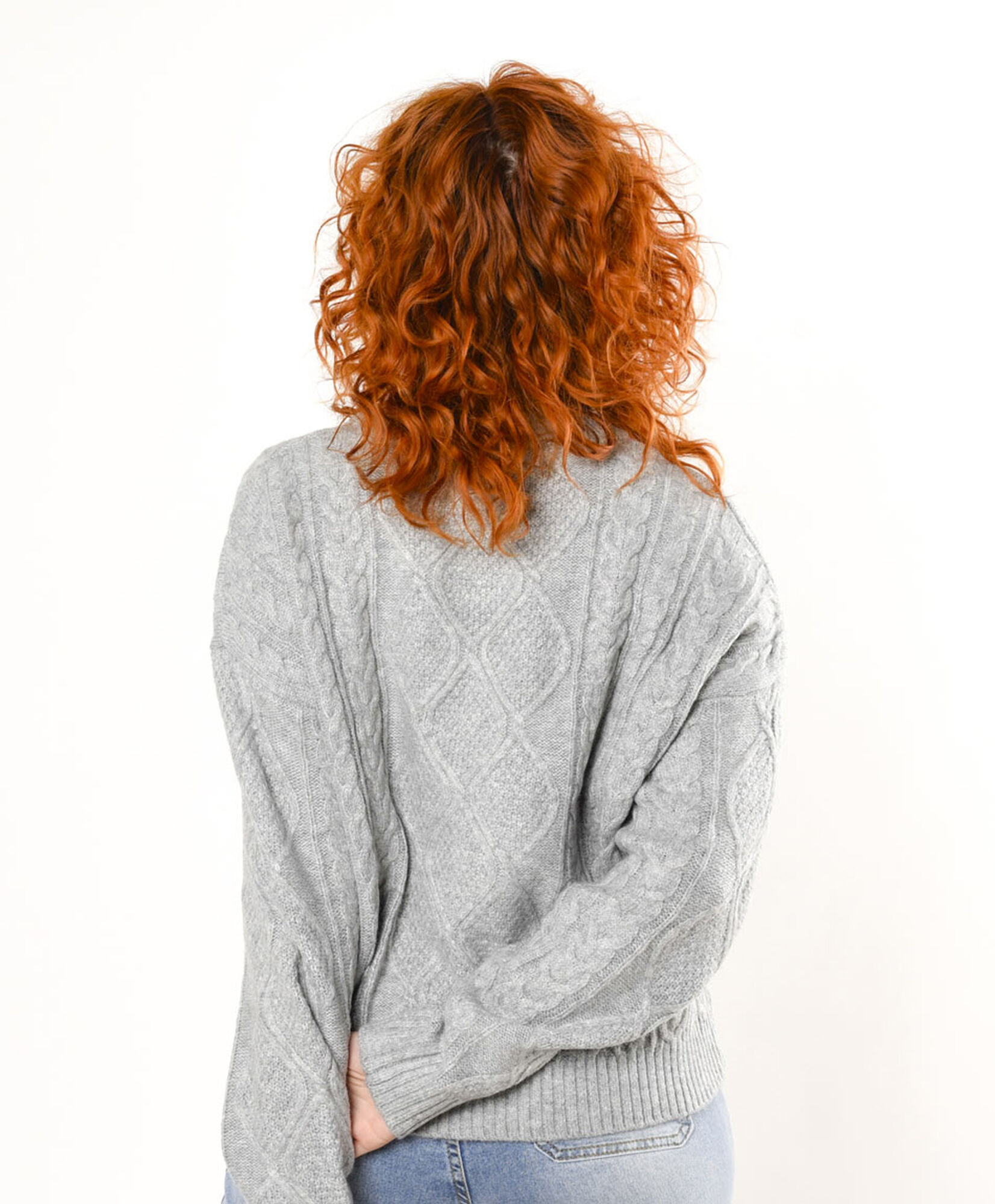 Sweater mujer trenzado corto Sweater mujer trenzado corto