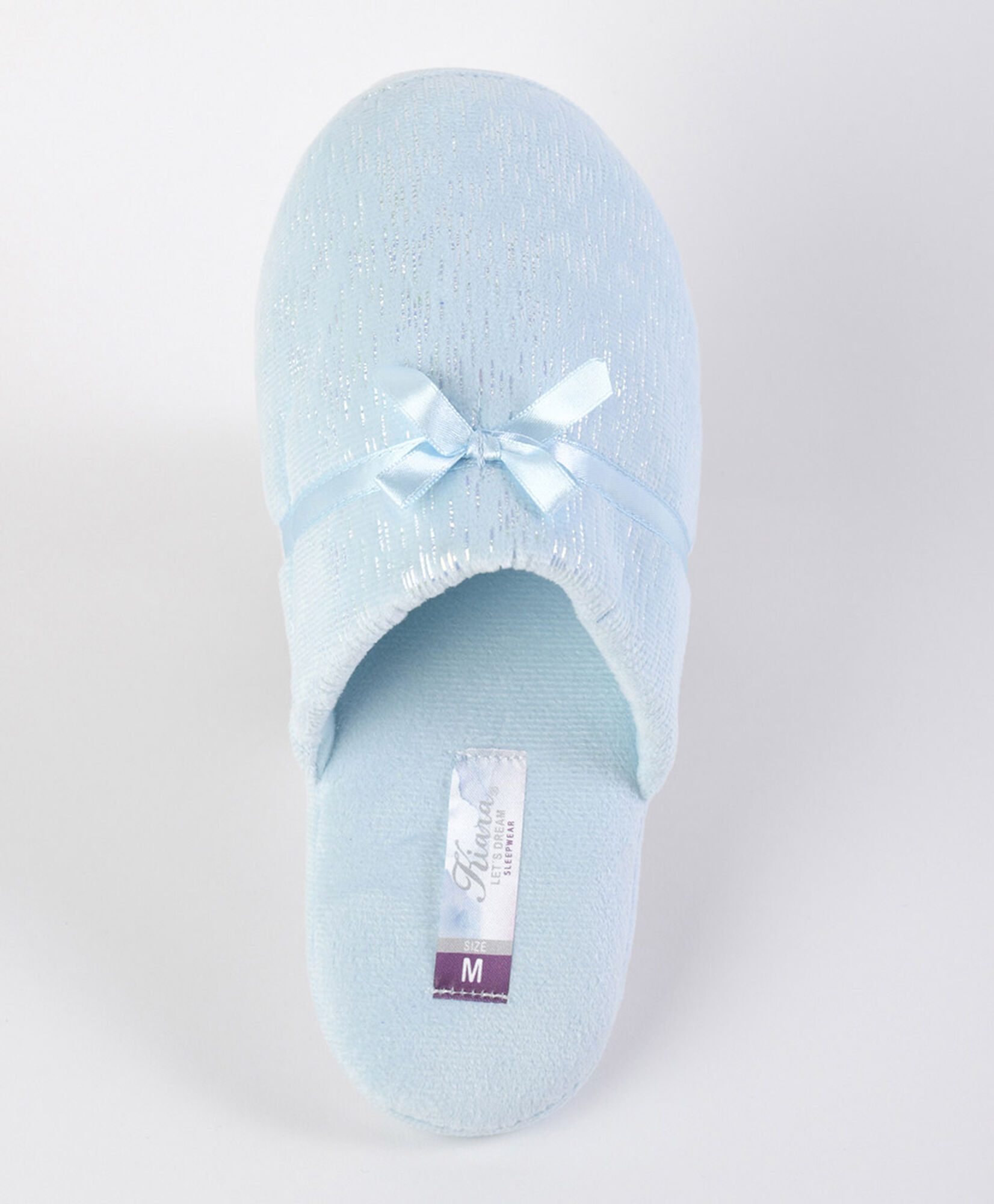 Pantufla mujer lazo brillante Pantufla mujer lazo brillante