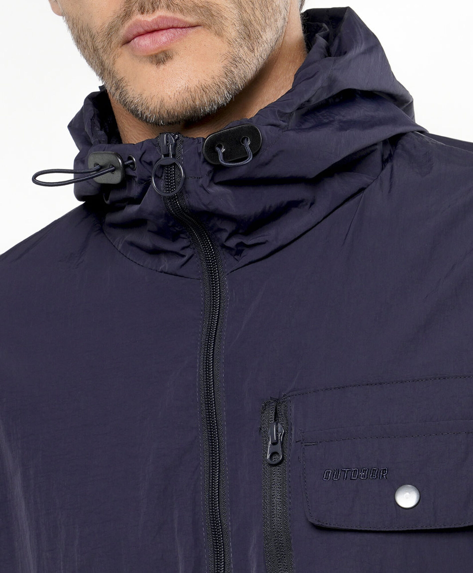 Chaqueta hombre outdoor gorro Chaqueta hombre outdoor gorro