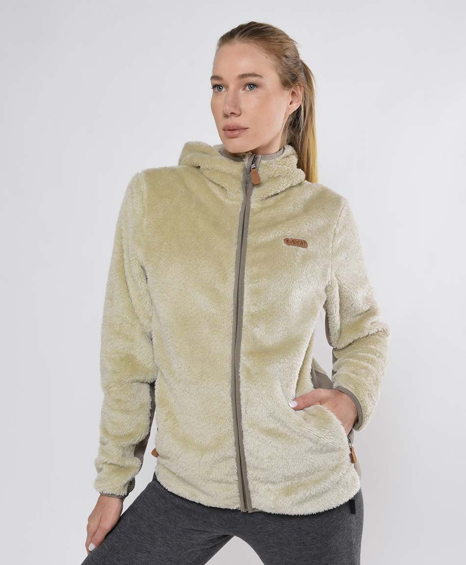 Poler&oacute;n deportivo mujer franjas laterales