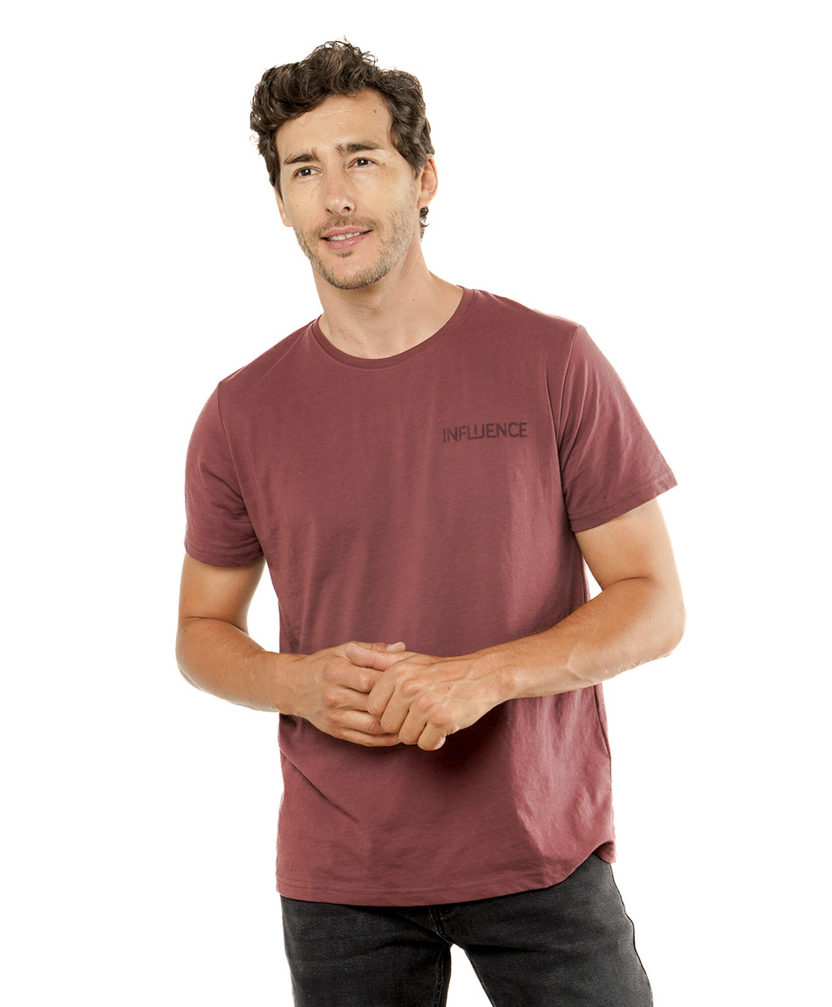 Polera hombre palabra colores Polera hombre palabra colores