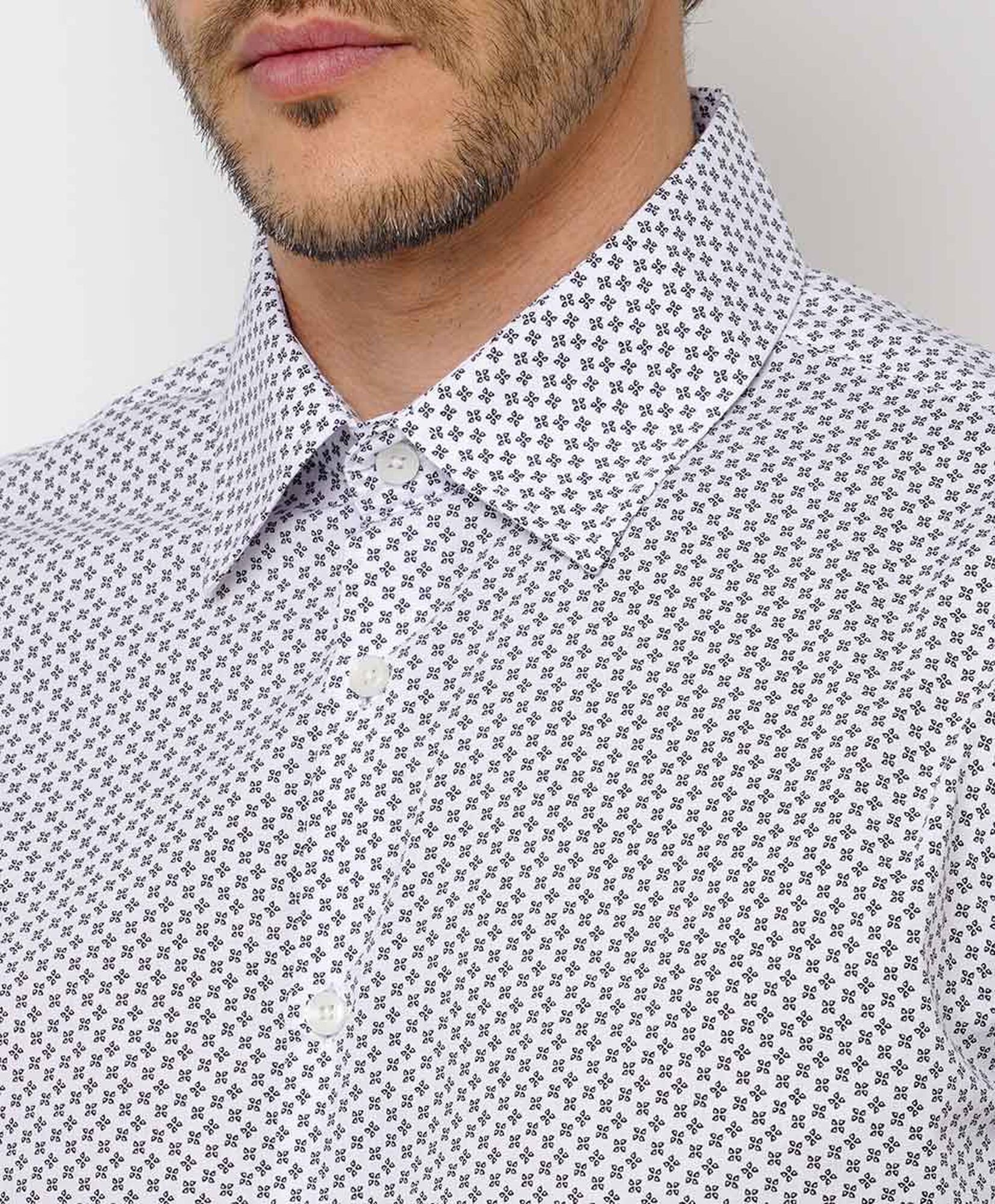 Camisa hombre formal diseño flores Camisa hombre formal diseño flores