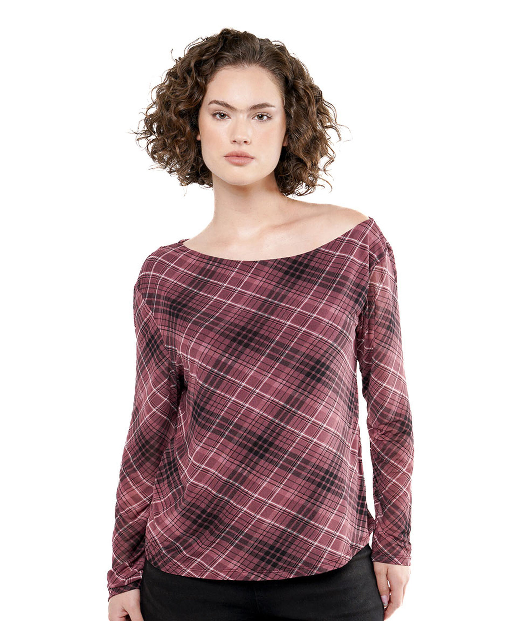 Polera mujer líneas diagonales Polera mujer líneas diagonales