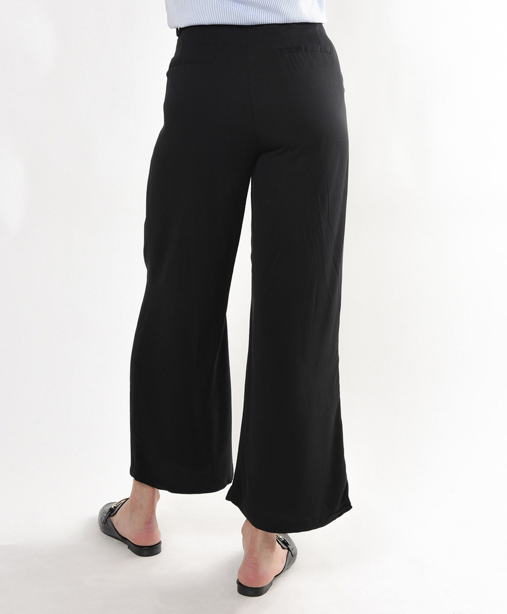 Pantalón mujer pinzas frontales wide Pantalón mujer pinzas frontales wide