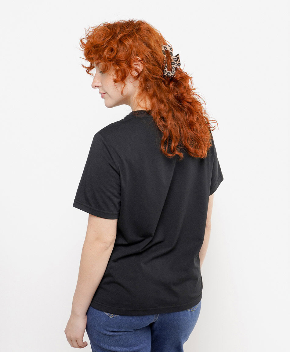 Polera mujer b&aacute;sica negra