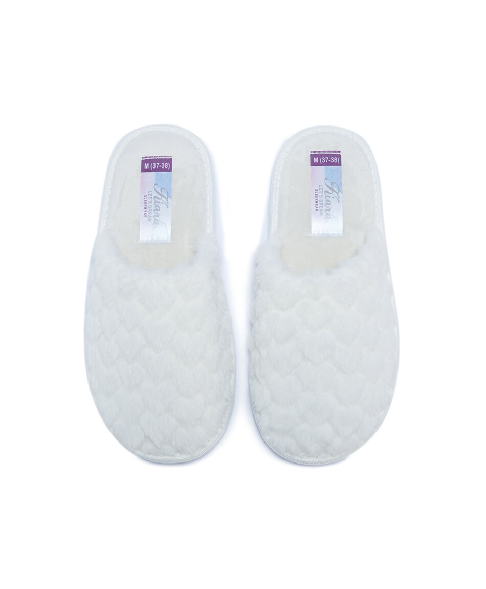 Pantuflas mujer dise&ntilde;o corazones