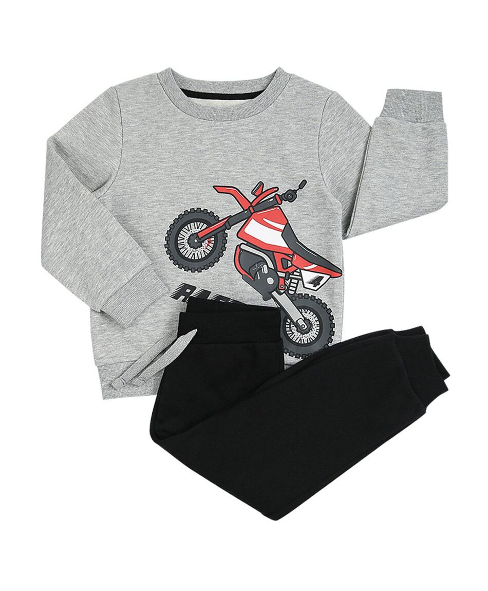 Buzo beb&eacute; estamapado moto cross