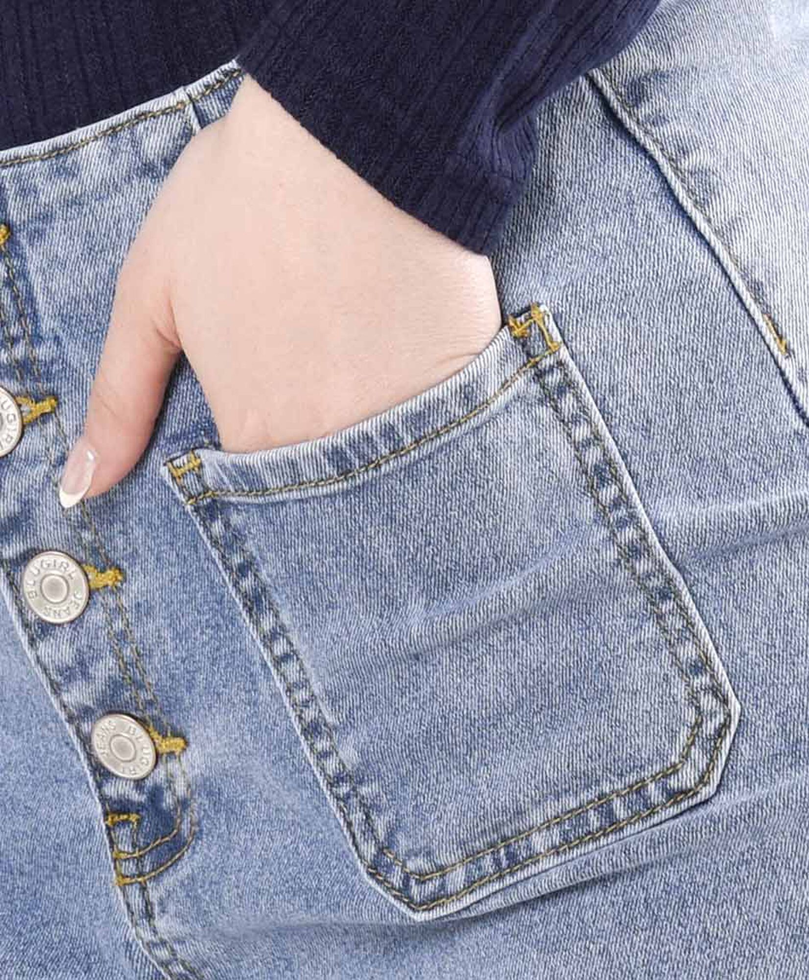 Jeans mujer botones flare Jeans mujer botones flare