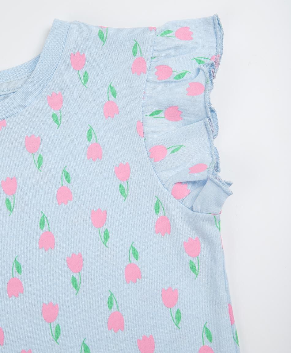 Polera beb&eacute; rosas