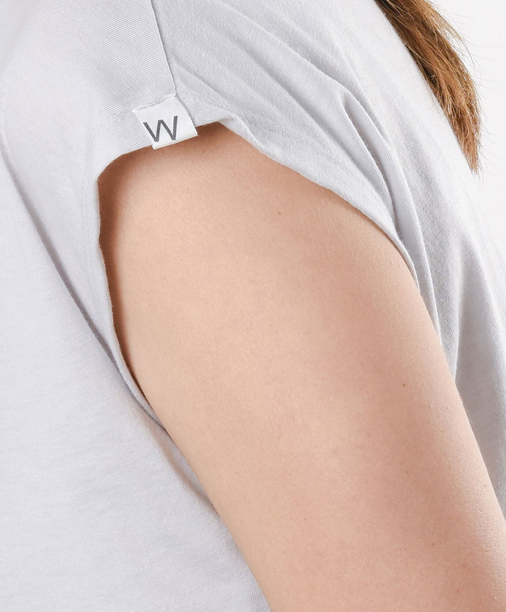 Polera mujer lisa básica gris cuadrada Polera mujer lisa básica gris cuadrada