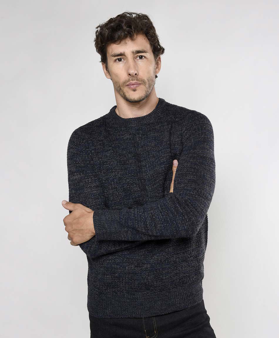 Sweater hombre jaspeado