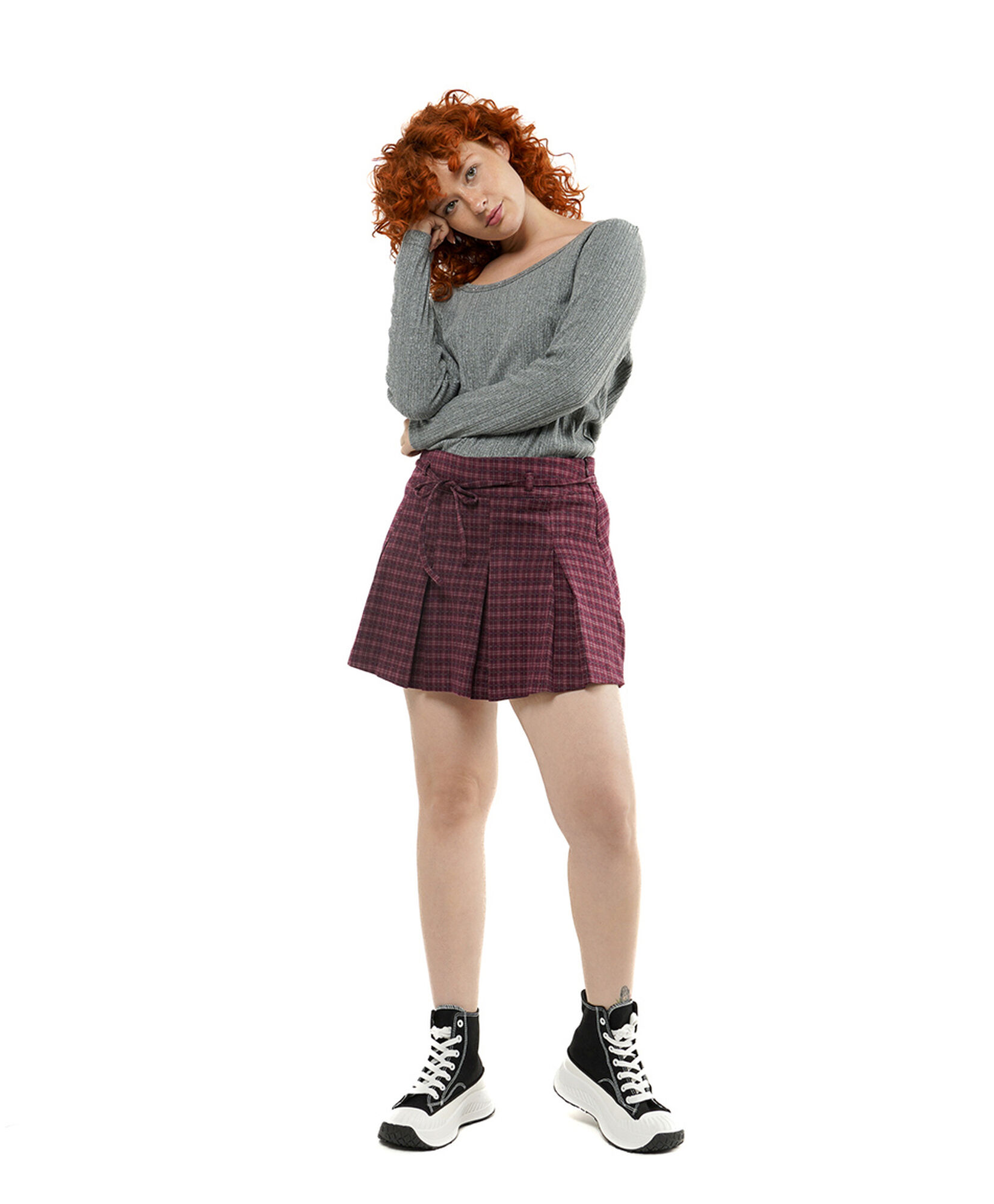 Mini falda mujer short escocés Mini falda mujer short escocés