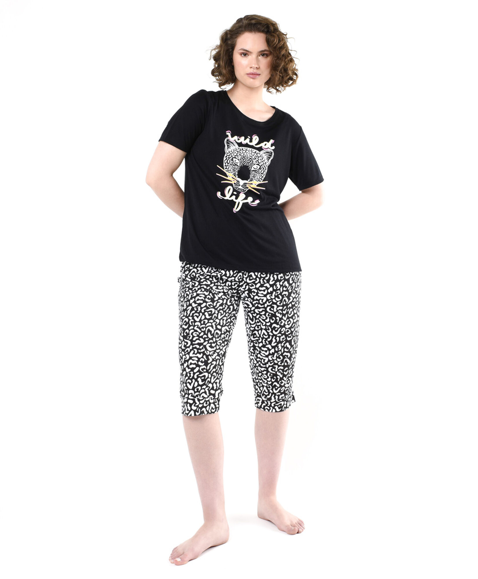 Pijama mujer leopardo capri Pijama mujer leopardo capri