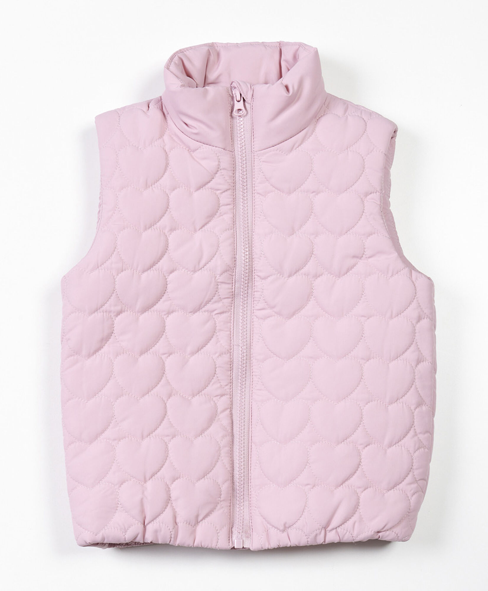 Parka bebé sin manga corazones Parka bebé sin manga corazones
