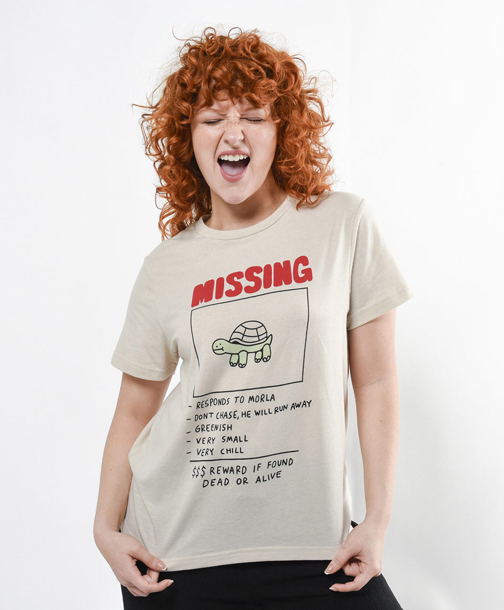 Polera mujer tortuga missing Polera mujer tortuga missing