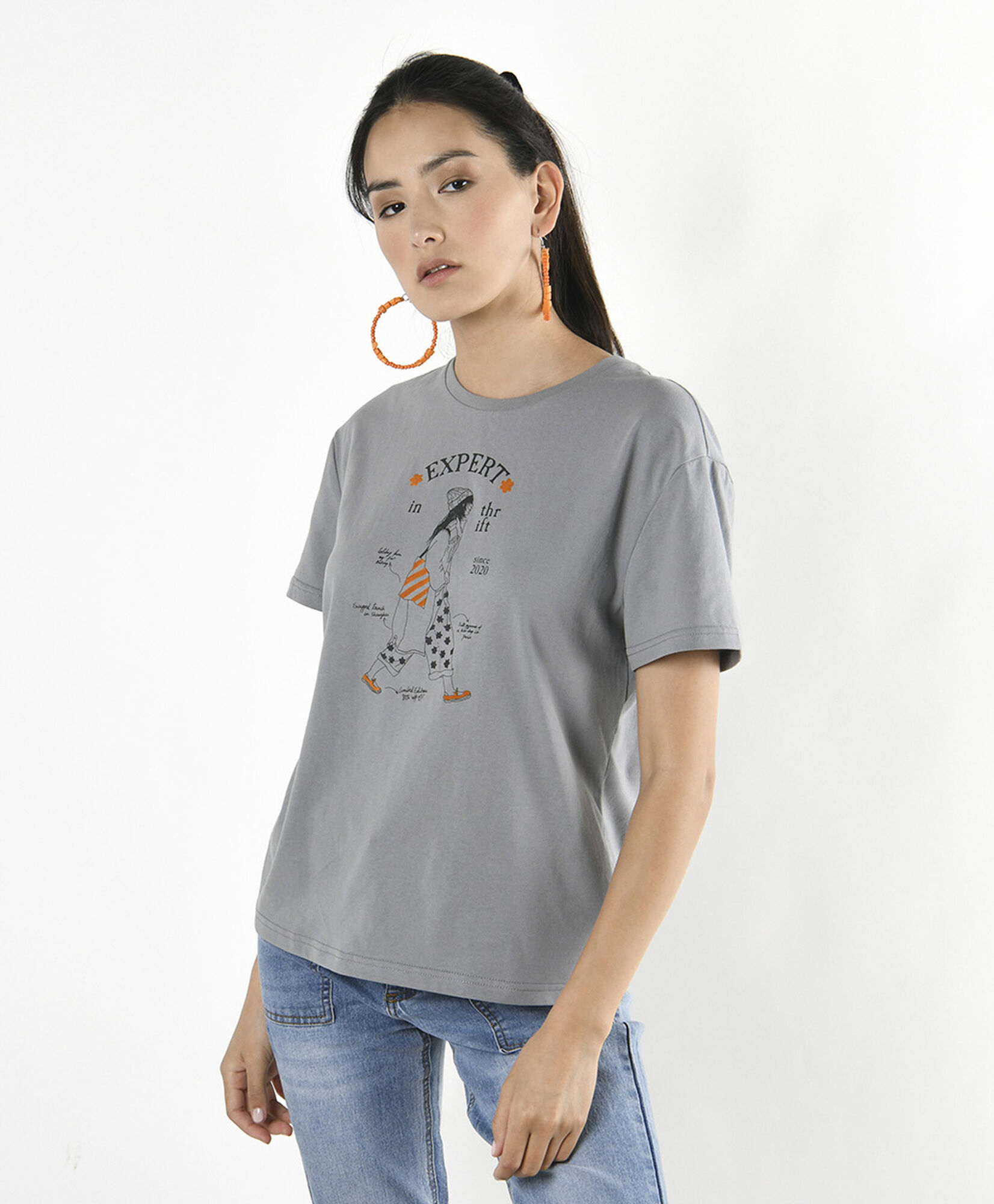 Polera mujer estampado fashion Polera mujer estampado fashion