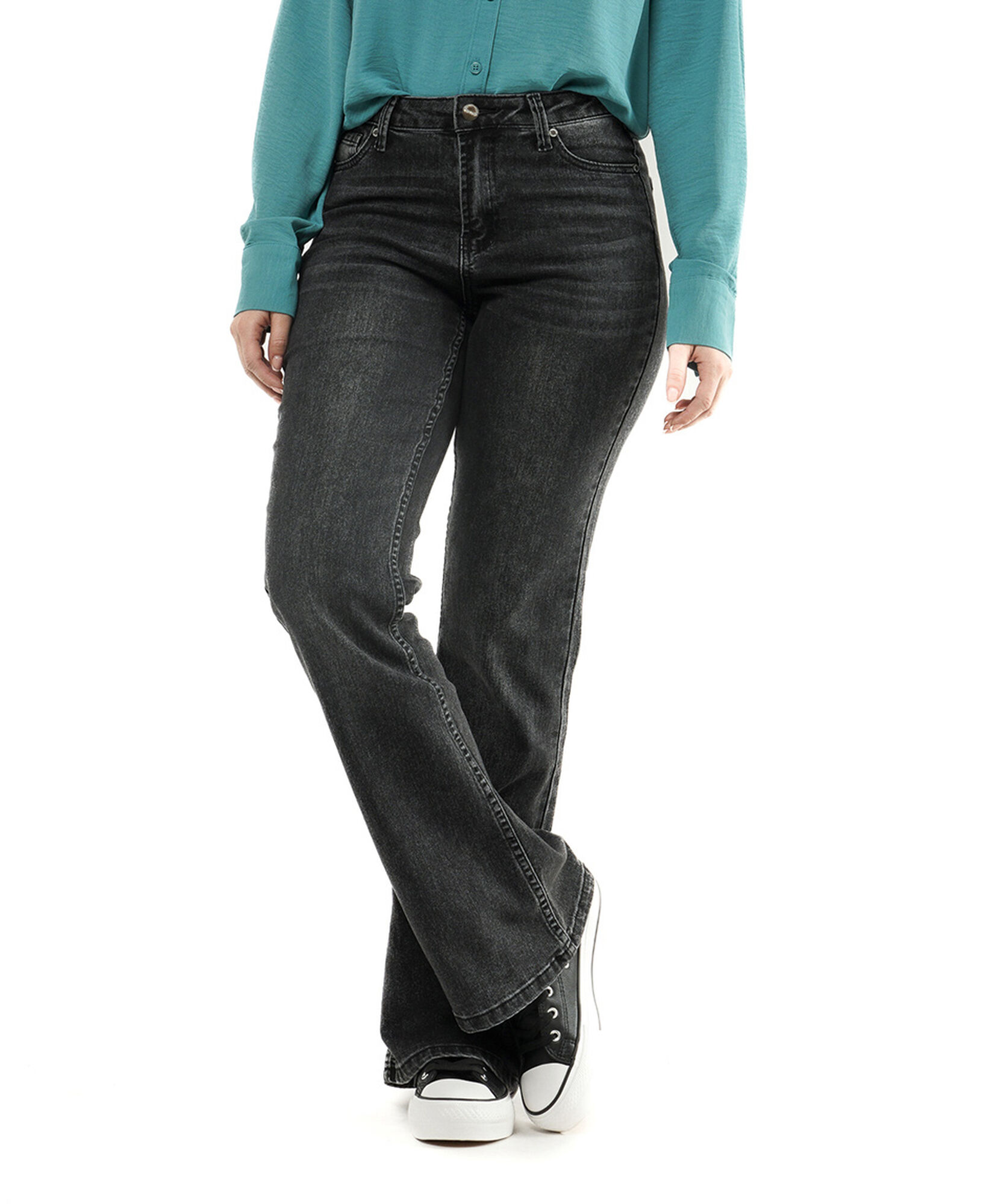 Jeans mujer dark flare Jeans mujer dark flare