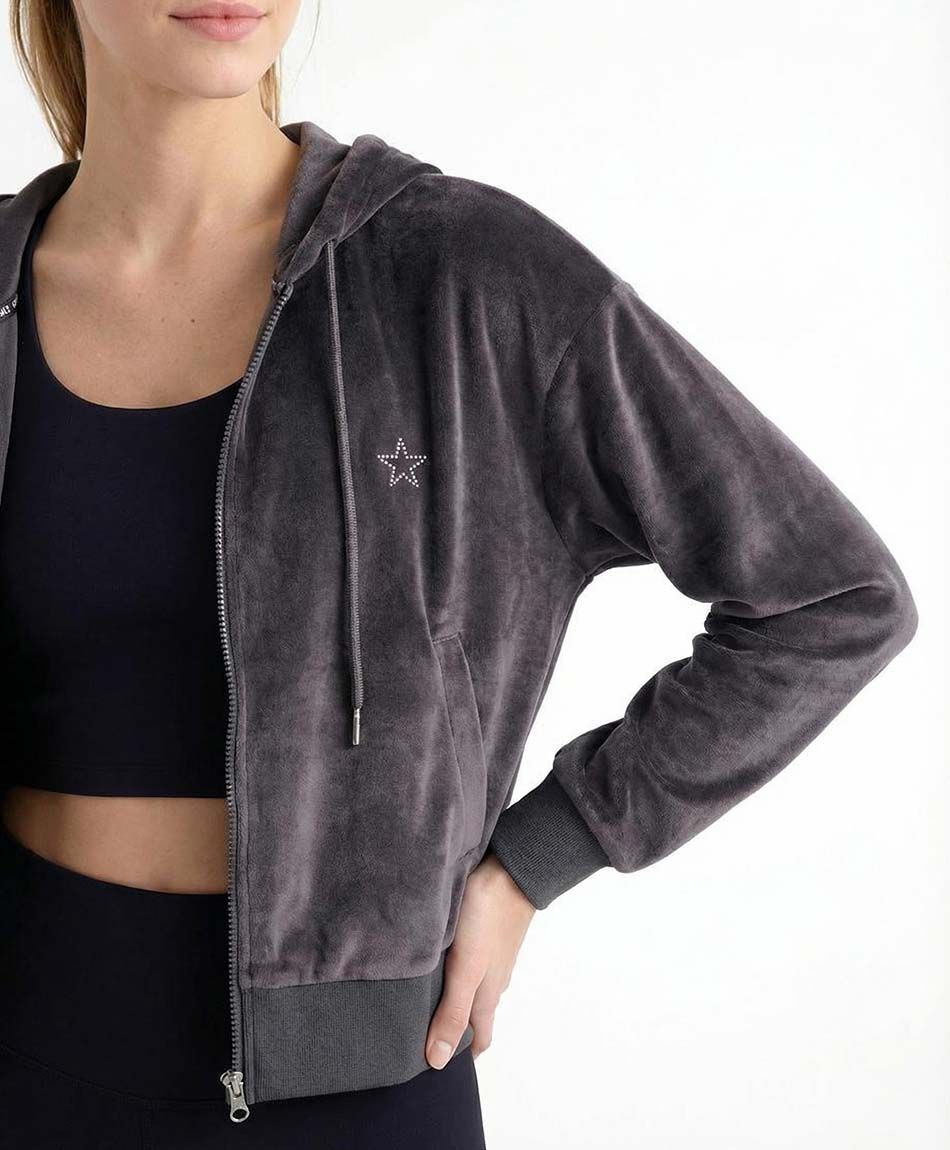 Poler&oacute;n deportivo mujer  hoodie grey