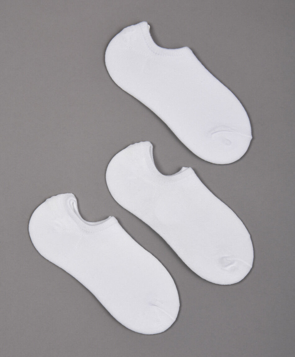 Pack 3 calcetines mujer b&aacute;sico invisible