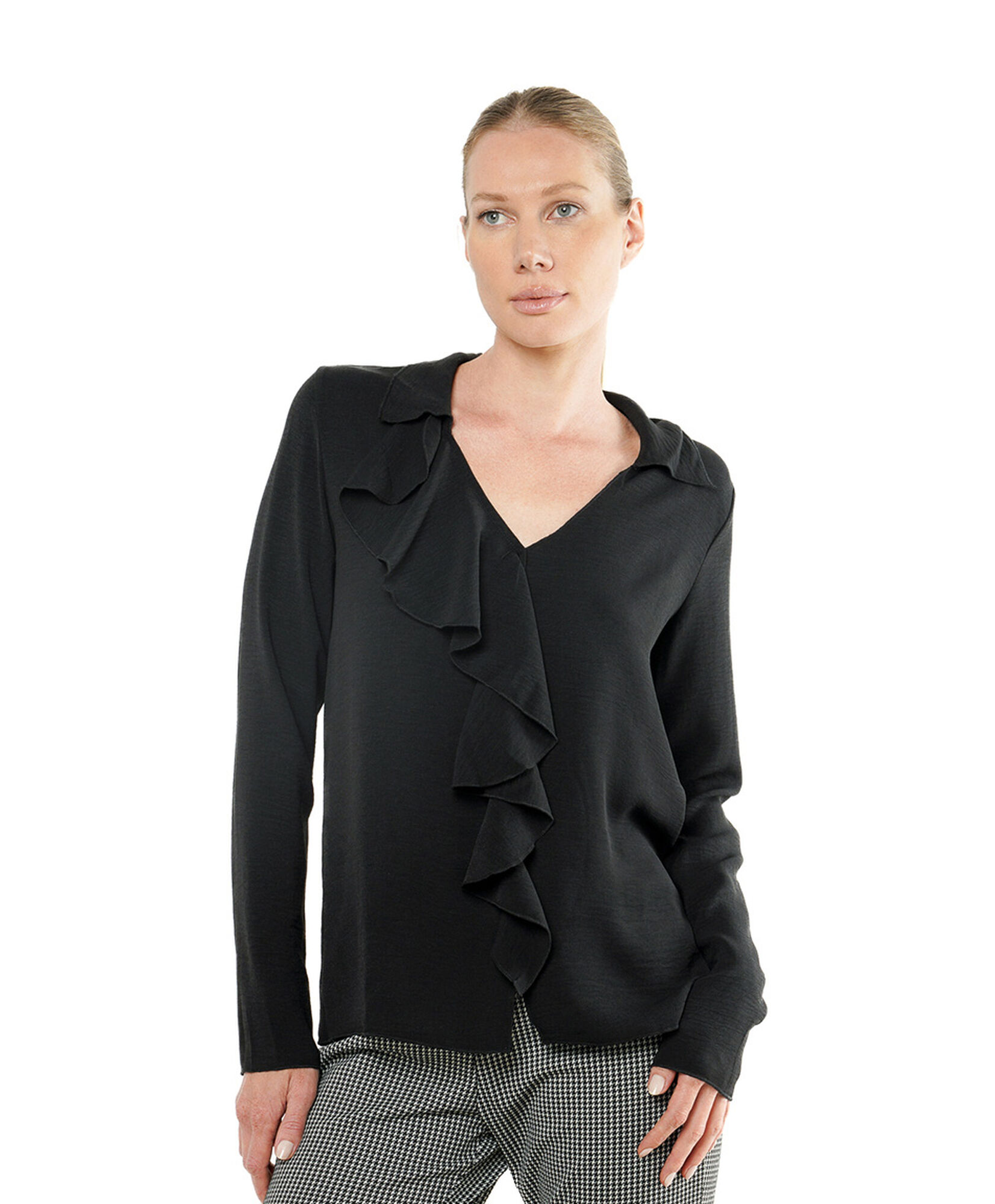 Blusa mujer vuelos frontales Blusa mujer vuelos frontales
