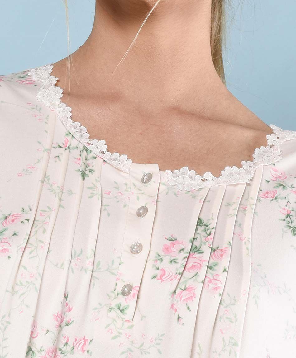 Camisa de dormir mujer larga encaje