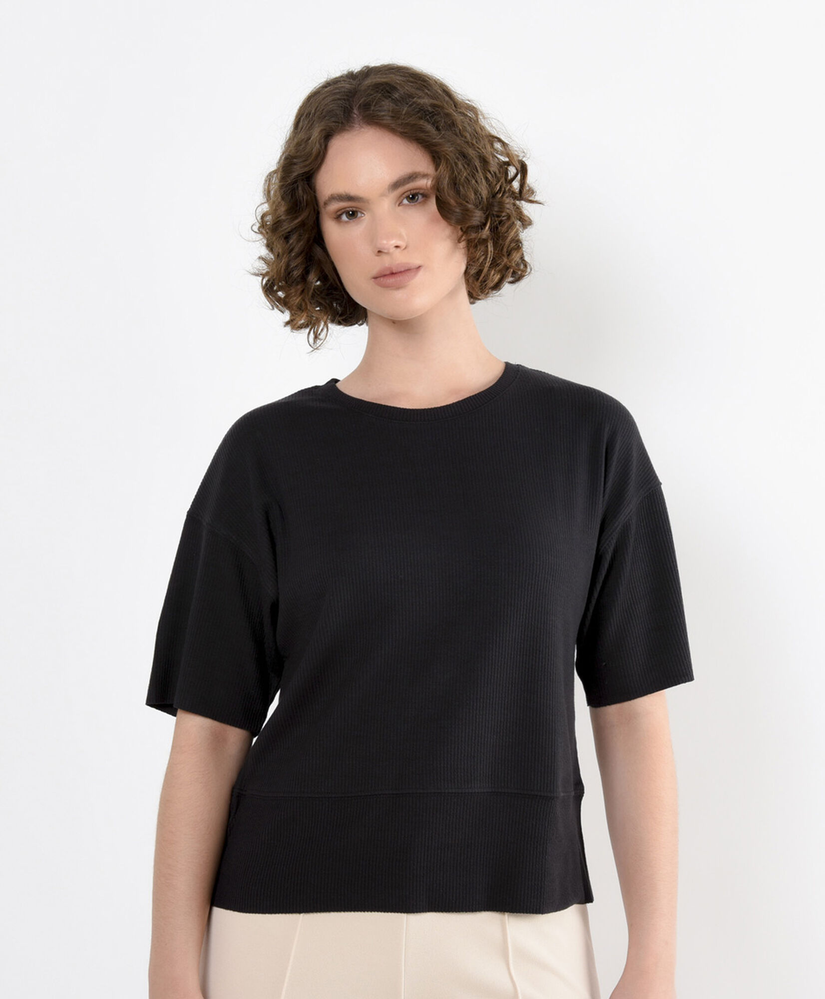 Polera mujer pretina ancha Polera mujer pretina ancha