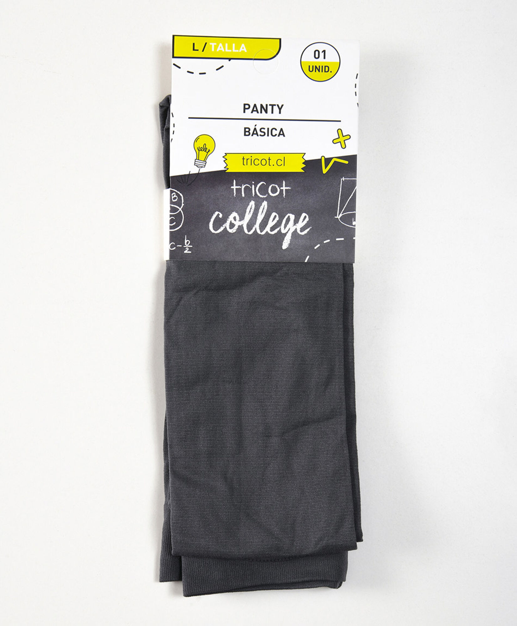 Panty escolar básica gris Panty escolar básica gris