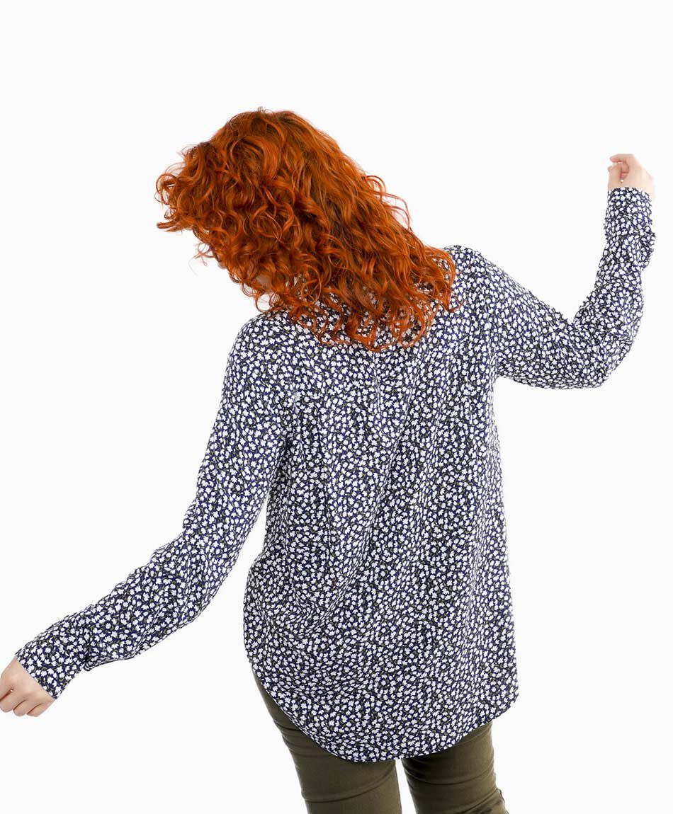 Blusa mujer estampado floral