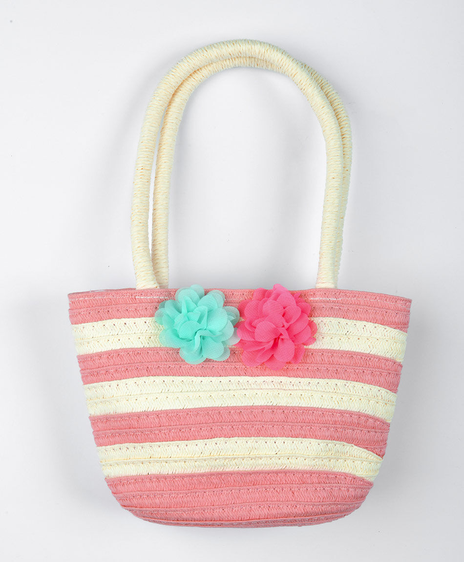 Cartera playa niña líneas