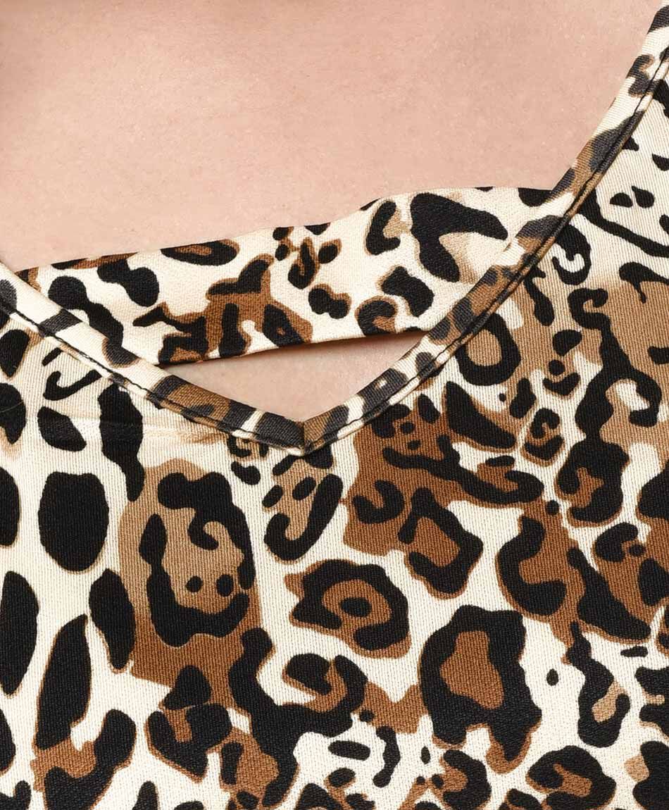 Polera mujer pabilo animal print